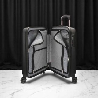 Movom Wood Σετ Βαλίτσες 55-65-75cm Μαύρες