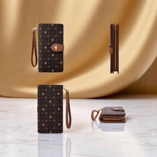 Foxer 2161013F Πορτοφόλι Γυναικείο Καφέ PVC