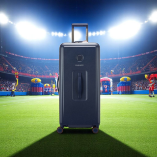 Βαλίτσα Trunk 80cm Delsey Roland Garros Turenne Μπλε