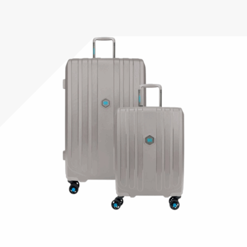 BG Berlin Enduro Σετ Βαλίτσες Beige Expandable 54cm-77cm Polypropylene