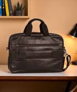 Camel Active Pine 410-801-29 Καφέ Δερμάτινος Χαρτοφύλακας L