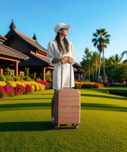 Cardinal Elusive 2016/50 Ροζ Χρυσή Βαλίτσα Χειραποσκευή Καμπίνας (PP)