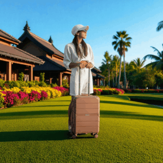 Cardinal Elusive 2016/50 Ροζ Χρυσή Βαλίτσα Χειραποσκευή Καμπίνας (PP)