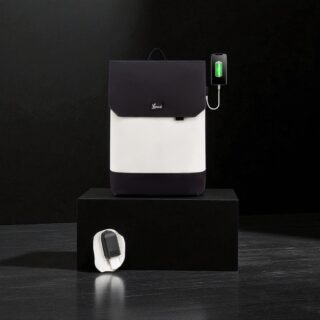 Lovevook UB1640 Μαύρο/Μπεζ Γυναικείο Σακίδιο Για Laptop 15.6”