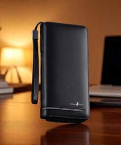 William Polo 195182 Δερμάτινο Ανδρικό Πορτοφόλι Μαύρο