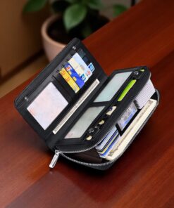 William Polo 195182 Δερμάτινο Ανδρικό Πορτοφόλι Μαύρο