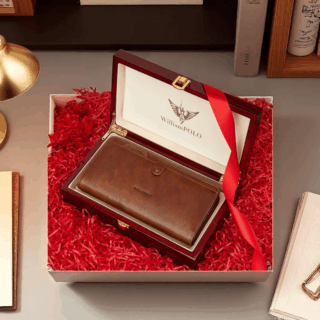 William Polo 218163 Καφέ Δερμάτινο Ανδρικό Πορτοφόλι