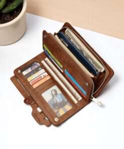 William Polo 218163 Καφέ Δερμάτινο Ανδρικό Πορτοφόλι