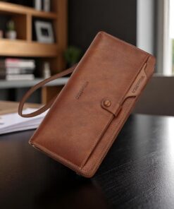 William Polo 218163 Καφέ Δερμάτινο Ανδρικό Πορτοφόλι