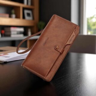 William Polo 218163 Καφέ Δερμάτινο Ανδρικό Πορτοφόλι
