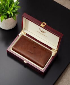 William Polo 218163 Καφέ Δερμάτινο Ανδρικό Πορτοφόλι