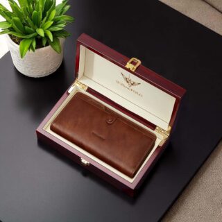 William Polo 218163 Καφέ Δερμάτινο Ανδρικό Πορτοφόλι