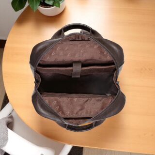 Camel Active Pine Καφέ Δερμάτινο Σακίδιο Πλάτης L