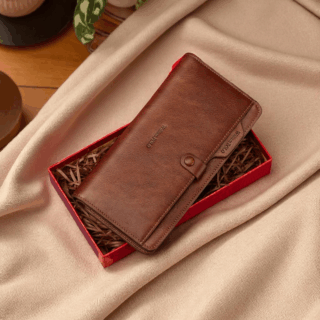 William Polo 218163 Καφέ Δερμάτινο Ανδρικό Πορτοφόλι