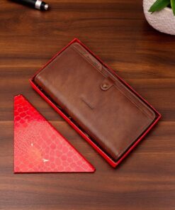 William Polo 218163 Καφέ Δερμάτινο Ανδρικό Πορτοφόλι