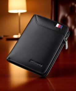 William Polo 236 Μαύρο Δερμάτινο Ανδρικό Πορτοφόλι