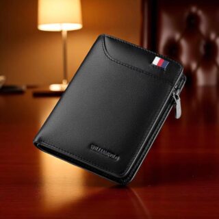 William Polo 236 Μαύρο Δερμάτινο Ανδρικό Πορτοφόλι
