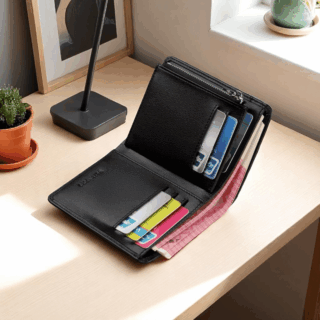 Δερμάτινο Ανδρικό πορτοφόλι William Polo 293 black