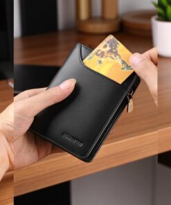 Δερμάτινο Ανδρικό πορτοφόλι William Polo 293 black