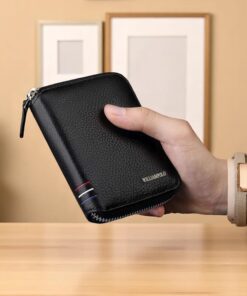 William Polo 236 Μαύρο Δερμάτινο Ανδρικό Πορτοφόλι