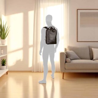 Camel Active Pine Καφέ Δερμάτινο Σακίδιο Πλάτης L