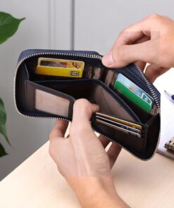 William Polo 236 Μαύρο Δερμάτινο Ανδρικό Πορτοφόλι