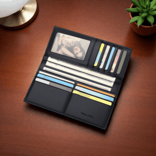 William Polo 221585 Μαύρο Ανδρικό Πορτοφόλι PVC