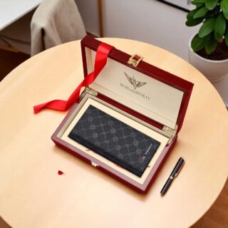 William Polo 221585 Μαύρο Ανδρικό Πορτοφόλι PVC