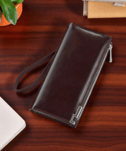 Δερμάτινο Ανδρικό Πορτοφόλι William Polo 221616 Καφέ