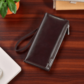Δερμάτινο Ανδρικό Πορτοφόλι William Polo 221616 Καφέ