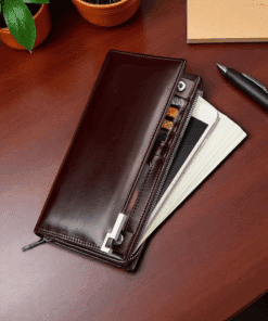 Δερμάτινο Ανδρικό Πορτοφόλι William Polo 221616 Καφέ