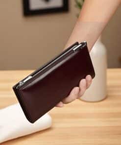 Δερμάτινο Ανδρικό Πορτοφόλι William Polo 221616 Καφέ