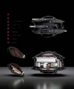 Lovevook WB2033 Μαύρη Γυναικεία Τσάντα Φαγητού & Laptop 15.6”