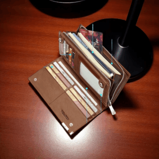 Δερμάτινο Ανδρικό Πορτοφόλι William Polo 221616 Καφέ