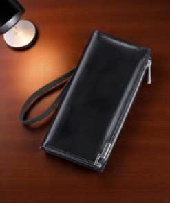 William Polo 221616 Μαύρο Ανδρικό Δερμάτινο Πορτοφόλι