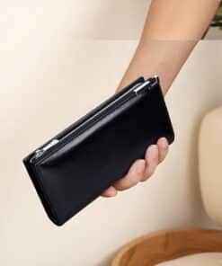 William Polo 221616 Μαύρο Ανδρικό Δερμάτινο Πορτοφόλι