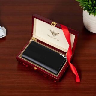 William Polo 221616 Μαύρο Ανδρικό Δερμάτινο Πορτοφόλι