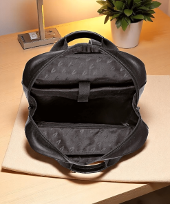 Camel Active Pine Δερμάτινο Σακίδιο L Μαύρο