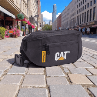 Caterpillar 84725-84 Τσαντάκι Μέσης Μαύρο