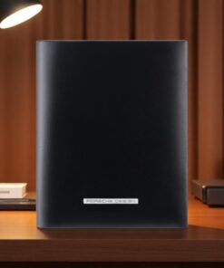 Porsche Design Billfold 6 Μαύρο Δερμάτινο Πορτοφόλι