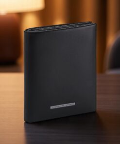 Porsche Design Billfold 6 Μαύρο Δερμάτινο Πορτοφόλι