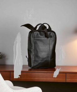 Camel Active Pine Δερμάτινο Σακίδιο L Μαύρο