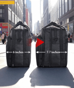 Ytonet 1085 Μαύρος Υφασμάτινος Χαρτοφύλακας 18” Laptop 29.5L