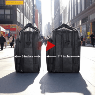 Ytonet 1085 Μαύρος Υφασμάτινος Χαρτοφύλακας 18” Laptop 29.5L