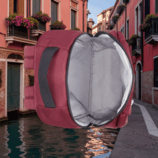 Delsey Pin Up 6 Burgundy Σακίδιο Πλάτης