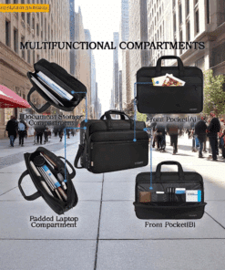 Ytonet 1085 Μαύρος Υφασμάτινος Χαρτοφύλακας 18” Laptop 29.5L