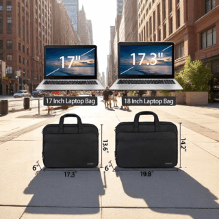 Ytonet 1085 Μαύρος Υφασμάτινος Χαρτοφύλακας 18” Laptop 29.5L