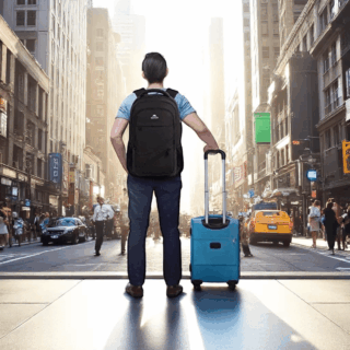 Σακίδιο πλάτης 30L Laptop 17,3” Matein 1035 μαύρο