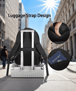 Σακίδιο πλάτης 30L Laptop 17,3” Matein 1035 μαύρο