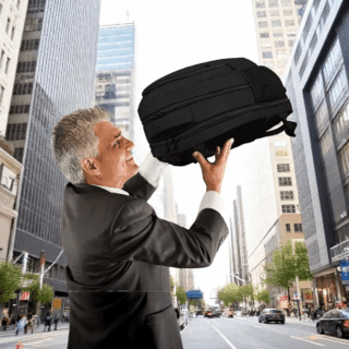 Σακίδιο πλάτης 30L Laptop 17,3” Matein 1035 μαύρο